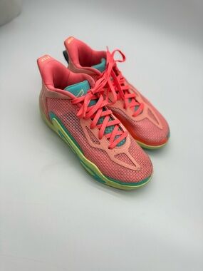 Jordan Tatum 1 Pink Lemonade Blue Yellow DV6208-600 Basketball Sneakers 6.5Y